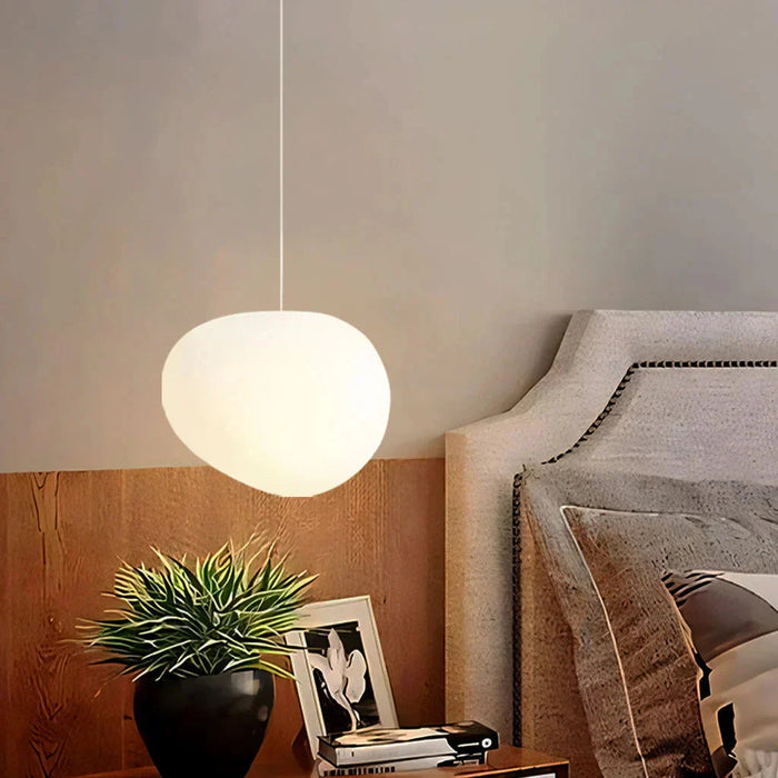 Lampa wisząca z białego kamienia – Elegancka i Nowoczesna 6