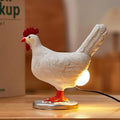 Lampa Stołowa Bezprzewodowa Kurczak LED - Urokliwa Lampka Nocna na Baterie 0