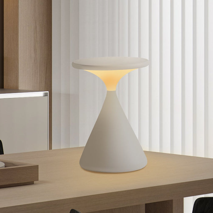 Bezprzewodowa lampa stołowa w kształcie klepsydry – Nowoczesny design i funkcjonalność 2