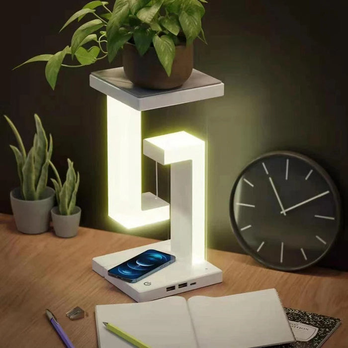 Bezprzewodowa Ładowarka Indukcyjna z LED do iPhone i Smartfonów – Szybkie Ładowanie, Nowoczesny Design 3