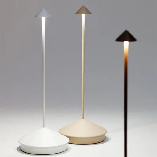 Bezprzewodowa lampa LED z regulacją jasności, wodoodporna, w nowoczesnym minimalistycznym designie, ideal 4