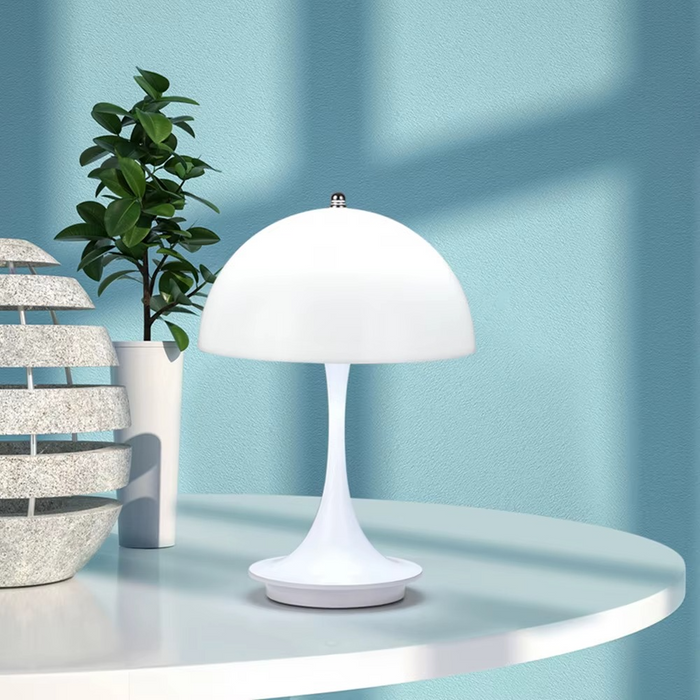 Lampa Stołowa Bezprzewodowa LED z Regulacją Jasności – Minimalistyczna Lampka Nocna do Sypialni i Salonu 0