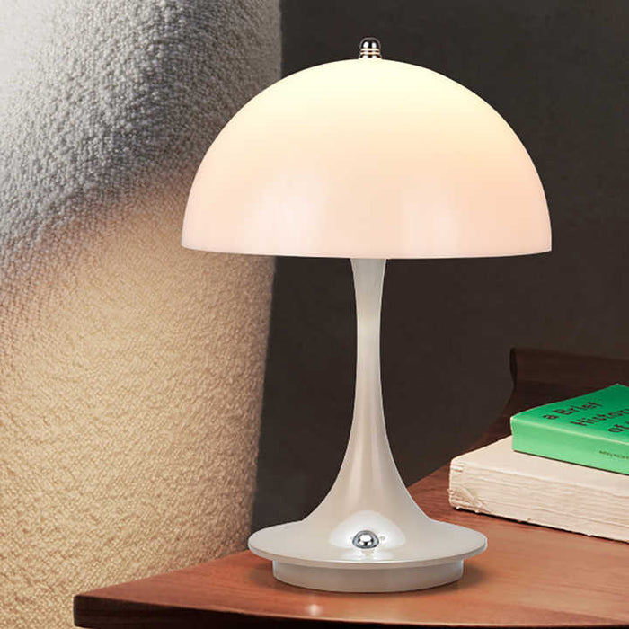 Lampa Stołowa Bezprzewodowa LED z Regulacją Jasności – Minimalistyczna Lampka Nocna do Sypialni i Salonu 1