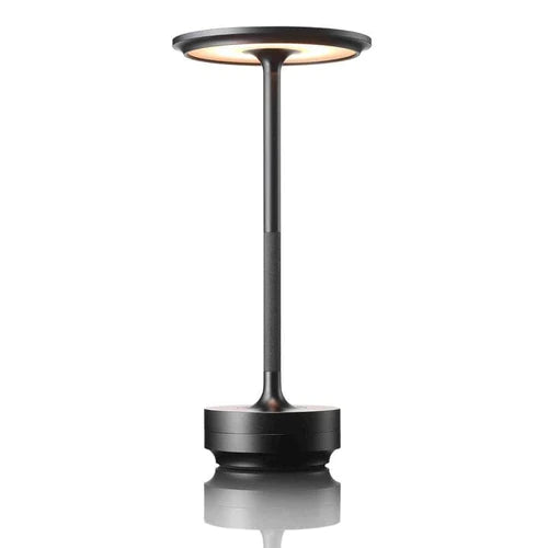 Lampa Stołowa LED Bezprzewodowa z Inteligentnym Sterowaniem – Czarna Lampa Stołowa do Salonu, 3 Poziomy Jasności 6