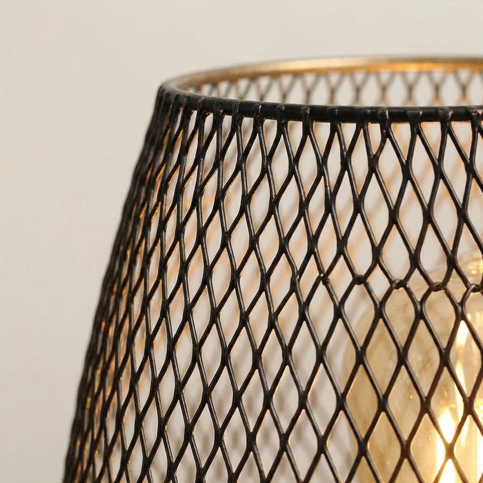 Lampa stołowa bezprzewodowa LED z ciepłym światłem, zestaw 2 sztuk z siateczkowym 2