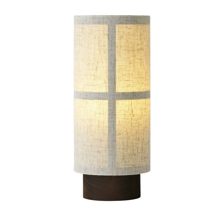Lampa Stołowa Bezprzewodowa z Jedwabiu – Cylindryczny Klosz i Drewniana Podstawa do Salonów i Sypialni 5