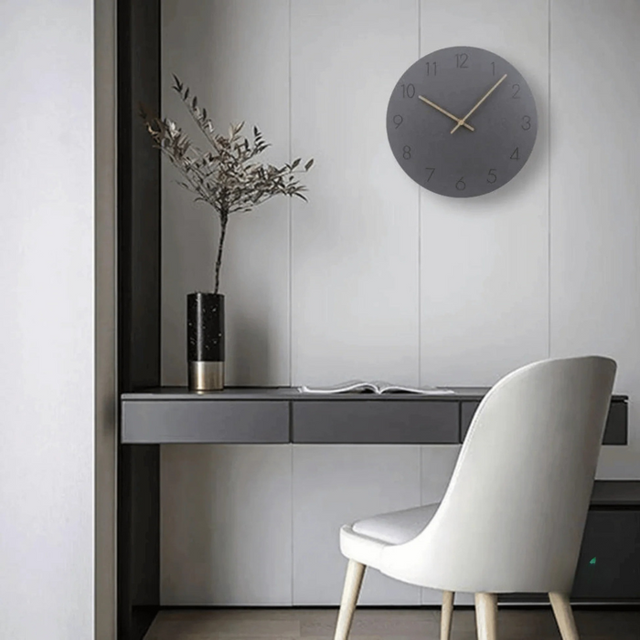 Drewniany zegar ścienny o minimalistycznym stylu i elegancji 4