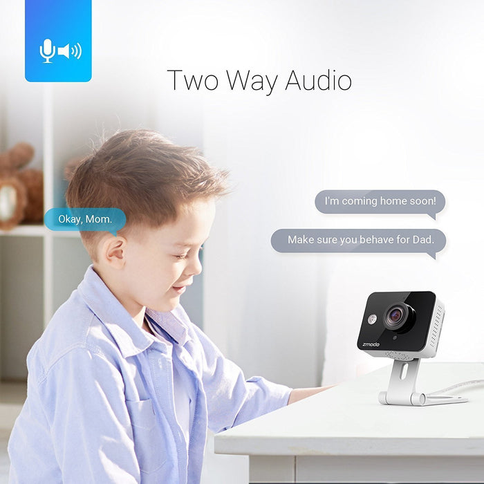 Zmodo Wireless Two-Way Audio Home Security Camera (4 Pack) Smart HD WiFi with Night Vision
