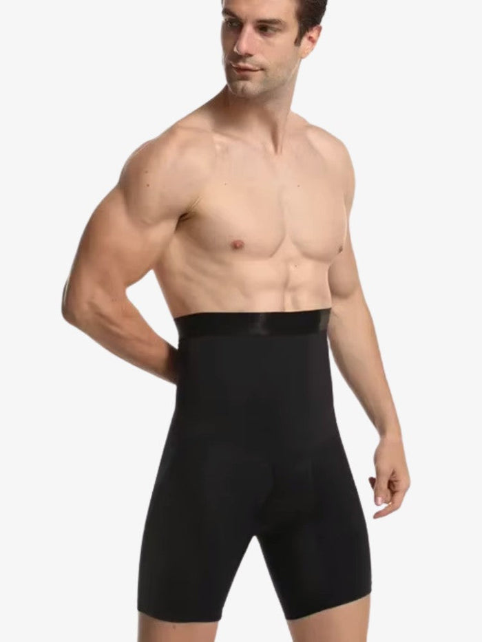 Męskie Szorty Korygujące SmartShape z Kompresją – Oddychające Krótkie Spodenki Sportowe w Rozmiarach M-3XL 0